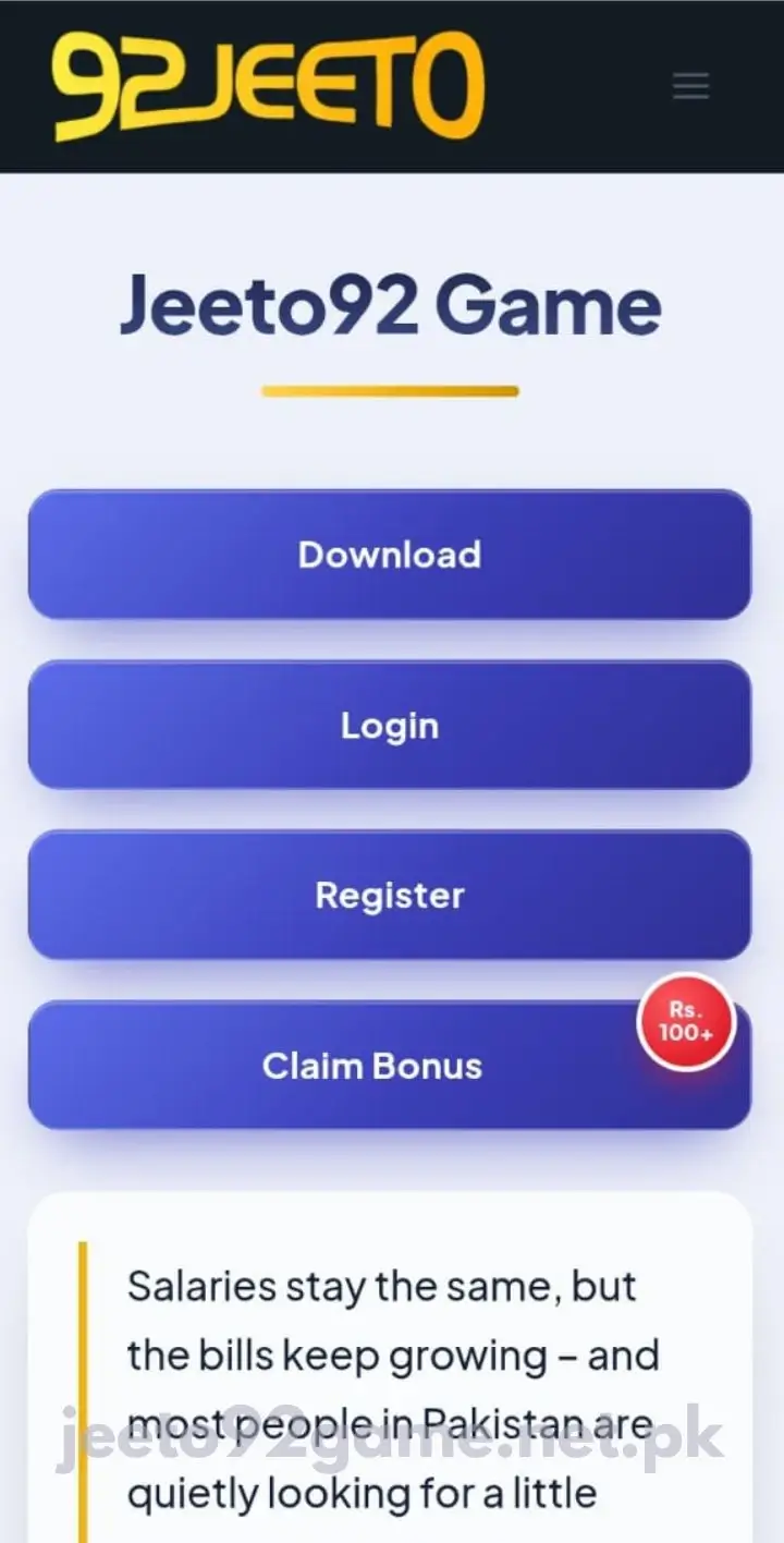 Visit Jeeto92 Official Website